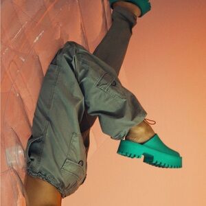 Jeffrey Campbell Green Mules